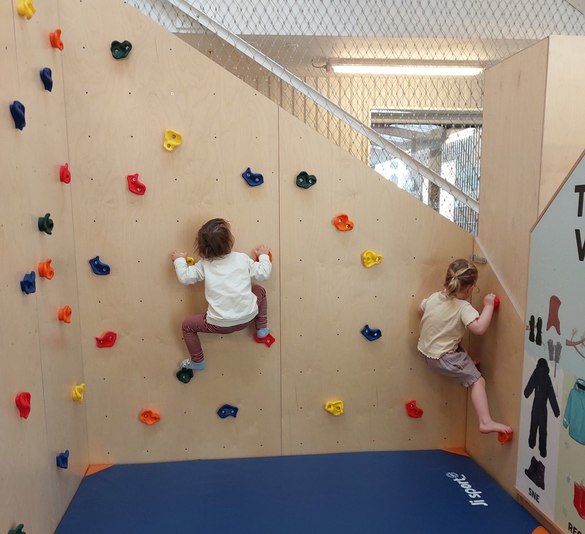 Afsted på klatrevæggen